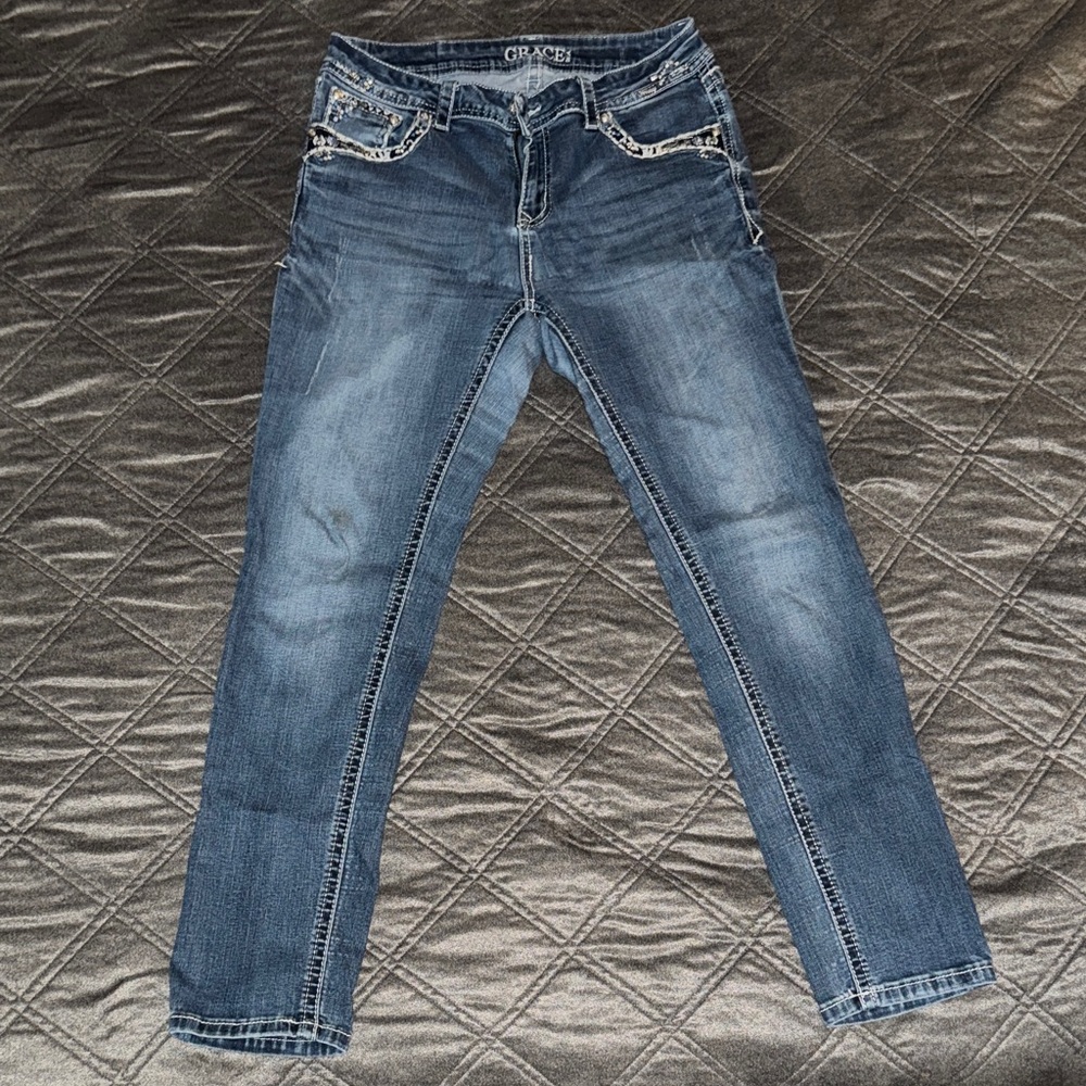 Grace Women's Denim Skinny Jeans